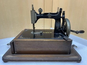 Antike Nähmaschine NAKAJIMA ALL LEAD Handkurbel mit Koffer von JP AS-IS - Bild 1 von 10