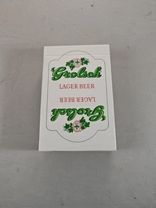 MAZZO DI CARTE DA GIOCO BRIDGE VINTAGE - BIRRA GROLSCH LAGER MAZZO COMPLETO - Foto 1 di 3