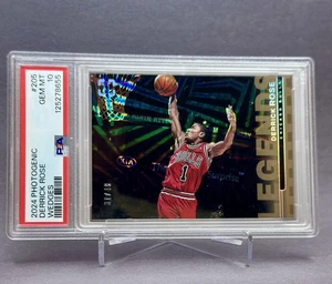 Derrick Rose #/49 Wedges PSA 10 *POP 1* 2024-25 Photogenic Basketball Bulls HOF - Picture 1 of 2