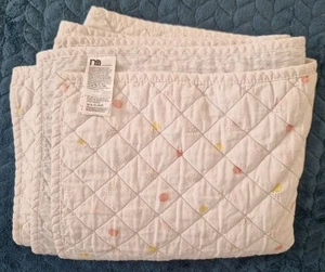 Mothercare leichte Steppdecke Steppdecke Punkte fleckig 1,5tog 12 Monate + gut gebraucht - Bild 1 von 10