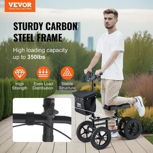 VEVOR Rodillera Plegable, Rodillera Orientable de Acero al Carbono con Ajuste de Altura - Imagen 1 de 2