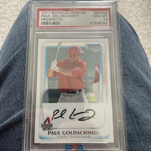 2011 Bowman Chrome Prospects #BCP99 Paul Goldschmidt Rookie PSA 10 - Picture 1 of 4