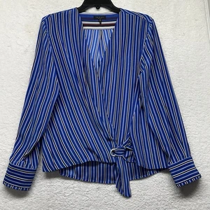 Rag & Bone Damen Größe S Blus Langarm Felix Seide Popover Bluse Top (U7) - Bild 1 von 7