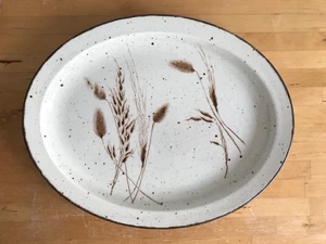 Vintage 1970's Midwinter Stonehenge-Wild Oats Large Oval Plate - 35x27.5 cm VGC - Picture 1 of 4