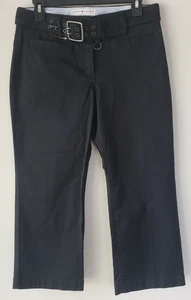Pantalones chinos negros Tommy Hilfiger para mujer talla 6 Petite Janie Fit - Imagen 1 de 7