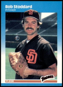 Bob Stoddard San Diego Padres 1987 Fleer #431 MLB Baseball Card - Picture 1 of 2