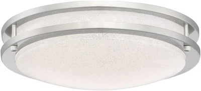 Access Lighting 20471LEDD Sparc 14"W LED Flush Mount Bowl Ceiling - Chrome - Image 1 of 2