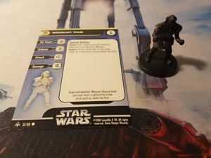 Star Wars Miniatures Bounty Hunters 51 Weequay Thug - Imagen 1 de 1