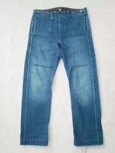 RRL Double RL Herren Buckleback Fischgrät Denim Jeans 32x30 EUC! - Bild 1 von 10