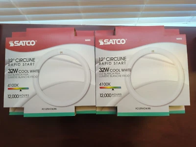 Satco 12" Circline Rapid Start Lamp 32W Cool White 4100k 12,00 hours FC1219/CW/$ - Image 1 of 3