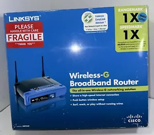 Linksys Open Source WiFi Wireless-G Broadband Router 2.4GHz Cisco WRT54G - Picture 1 of 4