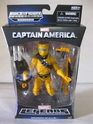 2013 Marvel Legends Captain America Infinite 6" AIM Soldier Mandroid BAF PERFEITO ESTADO  - Imagem 1 de 3