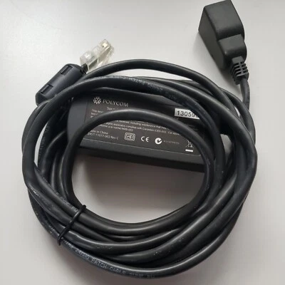 Cable de alimentación Polycom 2457-11077-002 SoundPoint IP 501 LAN 802.3af PoE insertador Foto 1 de 4