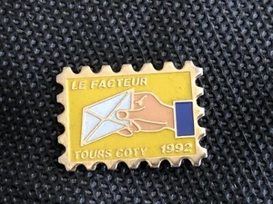c PIN PINS ENAMEL POSTE PTT TIMBRE TOURS COTY 1992 - Picture 1 of 1