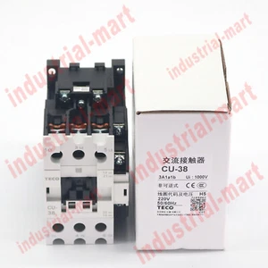 One New TECO CU-38 220VAC Magnetic Contactor CU38 - Picture 1 of 5