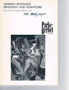 Sothebys - Moderne Gemälde, Zeichnungen und Skulpturen - 25. März 1971 - Bild 1 von 1