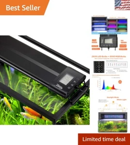 Programmable Full Spectrum LED Aquarium Light for 48-55 Inch Freshwater Tanks - Picture 1 of 8