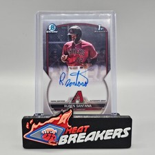 2023 Bowman Chrome Baseball Ruben Santana 1st CDA-RSA Base Prospect Auto HBX