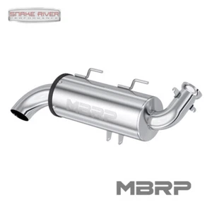 MBRP Single Slip On Exhaust For 11-24 Polaris Sportsman Touring 850 AT-9526PT - Picture 1 of 7