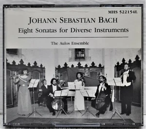 JOHANN SEBASTIAN BACH - Eight Sonatas For Diverse Instruments 2 CD Set - Picture 1 of 4