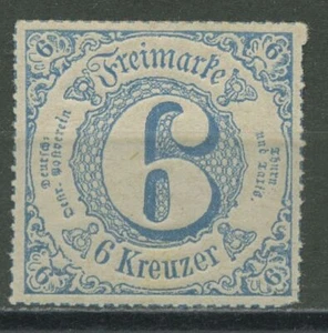 Thurn und Taxis 1866 6 cruceros 53 sin usar - Imagen 1 de 1