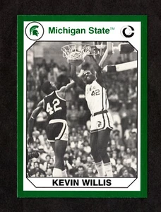 KEVIN WILLIS 1990 Collegiate Collection #163 MICHIGAN STATE SPARTANS - *01 - Picture 1 of 2