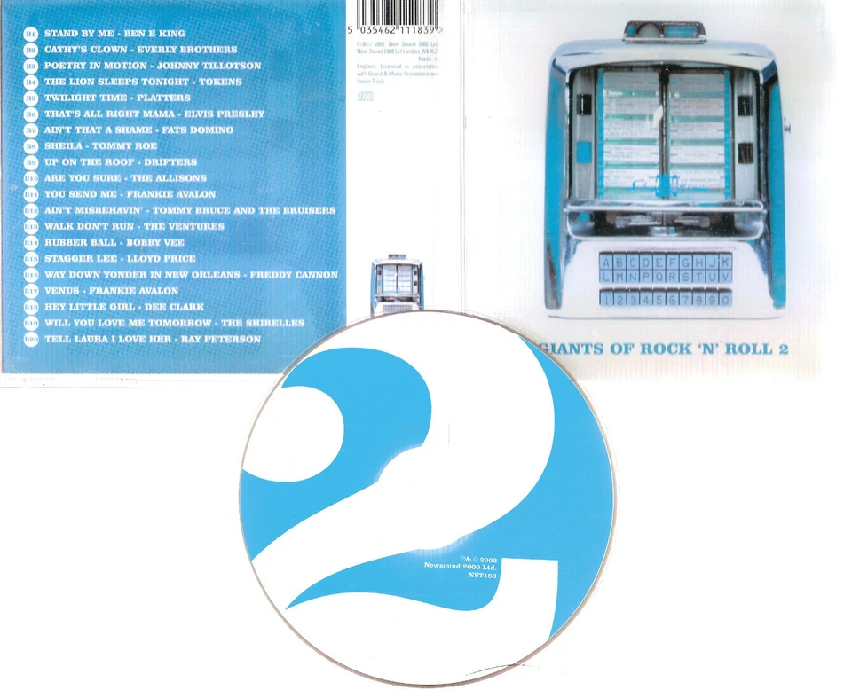 Giants of Rock "N" Roll 2 by Original Artists CD  #0925BW - Image 1 of 1