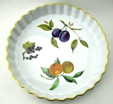 Royal Worcester Evesham 9' A Torta Quiche Flan Piatto Forno alla Tavola Ware