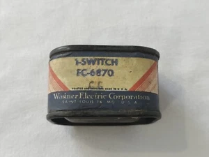 NOS Wagner Electric Switch FC-6870 Sealed In Tin - Picture 1 of 4