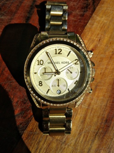 Orologio da donna casual Michael Kors MK5166 Blair Glitz Colore Oro Acciaio Inox