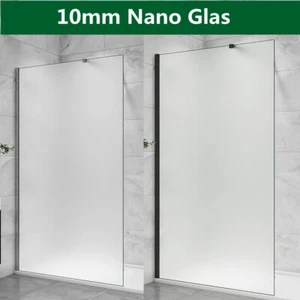 WALK IN Duschwand Milchglas 10mm NANO ESG Glas Duschabtrennung DuschkabineDusche - Bild 1 von 26