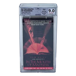 New In the Mouth of Madness VHS Sealed Rewind 9.0 Screener Horror Screening Copy - Picture 1 of 7