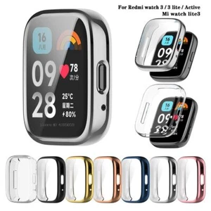 TPU Soft Silicone Case Glass For Redmi Watch 3 Active 3 Lite Smart Watchband - Zdjęcie 1 z 15