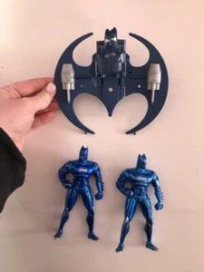 Lote de 5 figuras Kenner Legends of Batman 1995 "Flightpack Metallic Armor Batman" - Imagen 1 de 6
