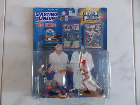 Starting Lineup MLB Collectibles Ivan Rodriguez and Mike Piazza 1998 Series Cover