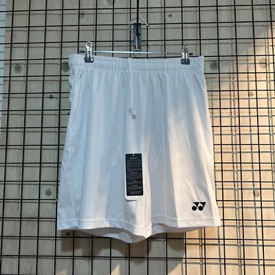 Yonex Unisex Badminton Shorts Sports Pants White [Size:85/95] NWT 79PH001U - Image 1 of 4