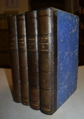 HISTOIRE DE L’EMPIRE – fig. 1865 - Napoleone - 4 volumi - 480 xilogr. - THIERS - Immagine 1 di 4