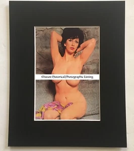 Paula Du Pree 1958 Vintage Model 5x7 Matted Premium Quality Print - Picture 1 of 2
