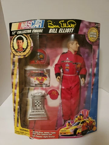 NASCAR Special Edition 12 inch Bill Elliott Action Figure Playset Cover