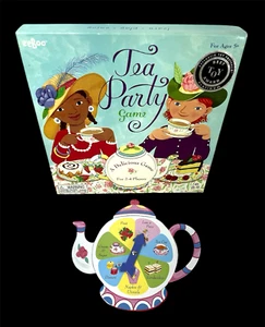 Tea Party Game Spinner Replacement Parts Pink Floral Eeboo Children’s Game Piece - Picture 1 of 3