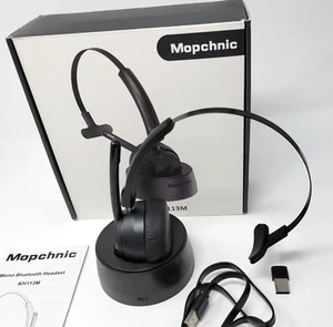 Mopchnic Bluetooth Wireless Headset mit verbessertem Mikrofon AI Noise Cancelling - Bild 1 von 4