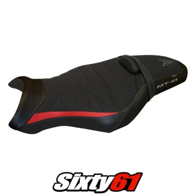 Чехол на сиденье Yamaha MT 10 FZ10 2017-2024 2025 Tappezzeria Ultragrip красный серебристый - Изображение 1 из 4