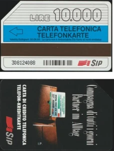 SCHEDA TELEFONICA 10000 LIRE BILINGUE - COMPAGNA DI... N°25 SCADENZA 30.06.1995 - Picture 1 of 1
