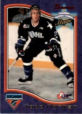 1997-98 Bowman CHL Todd Norman Guelph Storm #28 Canadian League Hockey