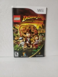 Indiana Jones Original Adventures- Wii - Manual Only - VG-NM Condition - Eng/FR - Foto 1 di 4