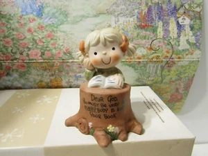 Enesco DEAR GOD KIDS "Dear God, You Must Be Famous Every Body Reading Your Book" - Picture 1 of 8