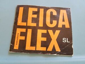 Vintage Leica Flex SL Filmkamera Original Handbuch 