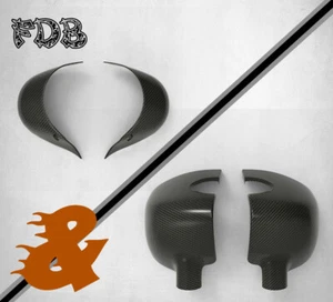 Fit H-D 2005-13 TOURING Carbon Fiber Fairing Lowers Cover & Inner Fairing Covers - Picture 1 of 11