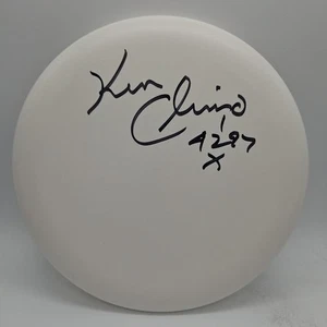 Climo Discs Trophy Line Champ Blank Autographed By Ken Climo White 173g - Picture 1 of 3