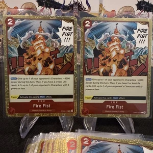 (Set Of X2) Fire Fist OP05-019 Awakening of the New Era Foil - Picture 1 of 1